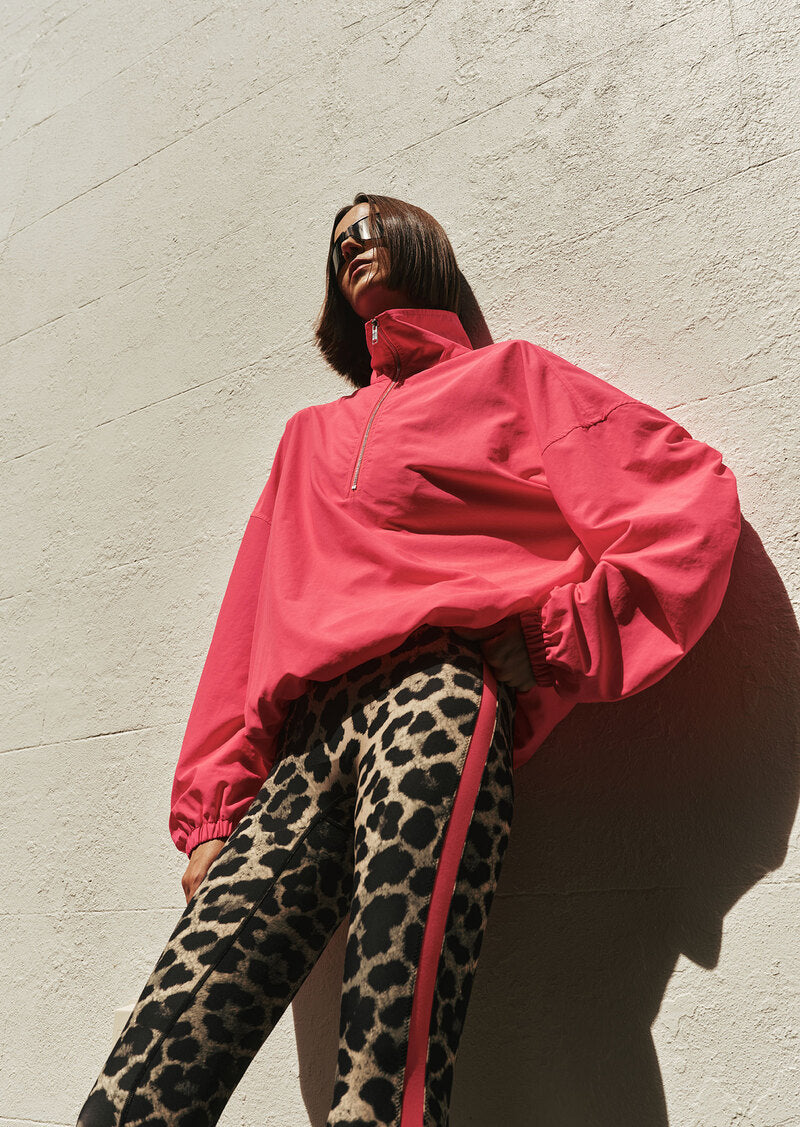 Engage Zip Jacket in Diva Pink by P.E Nation