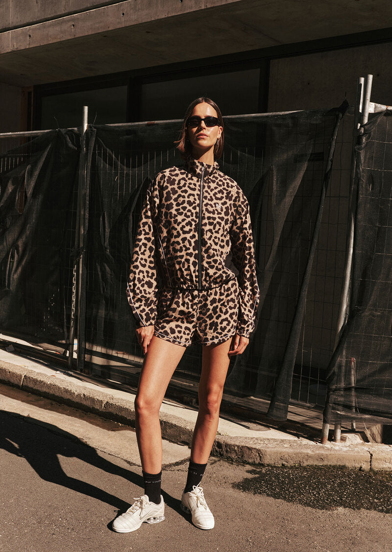 Linear Jacket in Leopard by P.E Nation