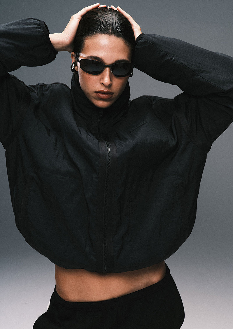 OFF SET JACKET IN BLACK