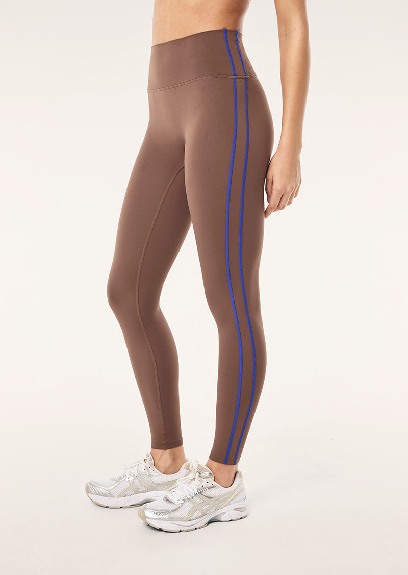 Scout Full Length Legging in Mocha by P.E Nation, Women's Full Length Brown Legging