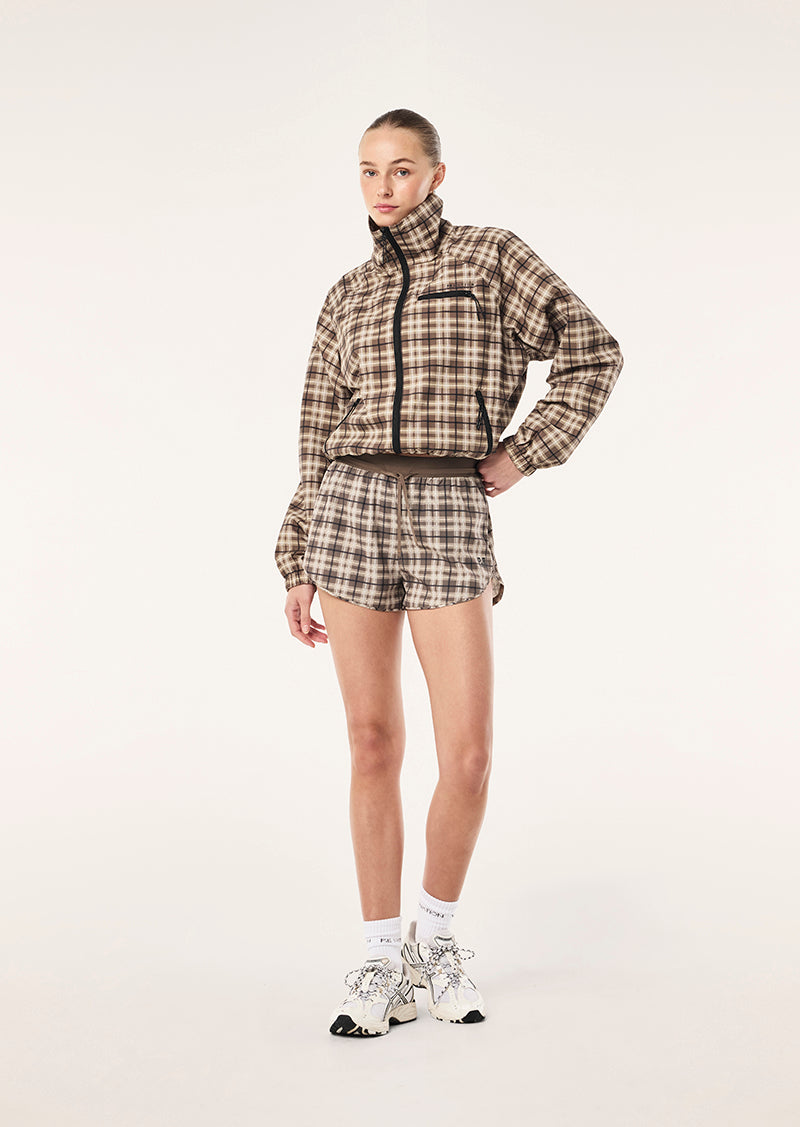 Trek Oversized Jacket in Chevk by P.E Nation, Women's Athleisure Spray Jackets