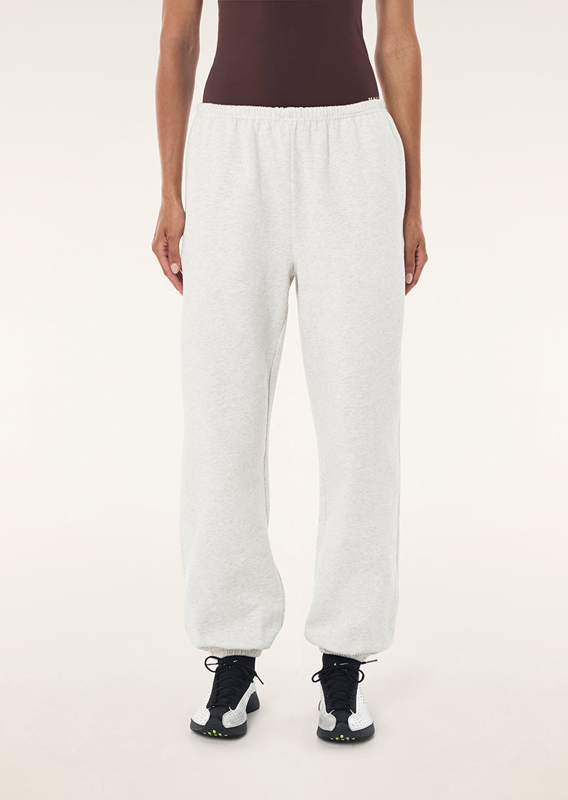 Adventure Cuffed Trackpant in Snow Marle by P.E Nation, Women's Athleisure Cuffed Trackpant
