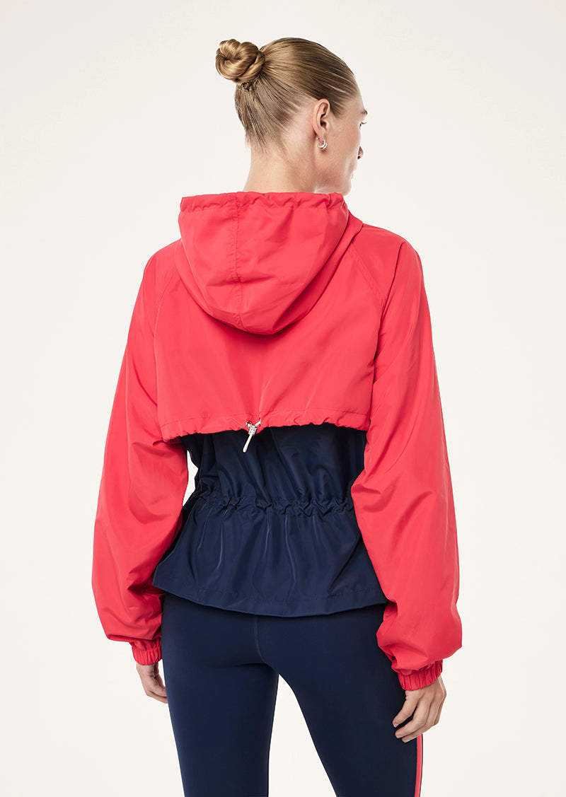 ALIGNMENT JACKET IN DARK NAVY BY P.E NATION, WOMEN'S ATHLEISURE JACKETS