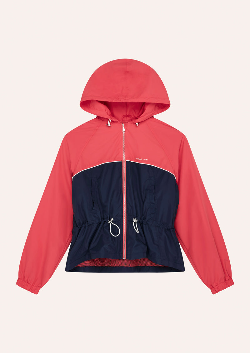 ALIGNMENT JACKET IN DARK NAVY BY P.E NATION, WOMEN'S ATHLEISURE JACKETS