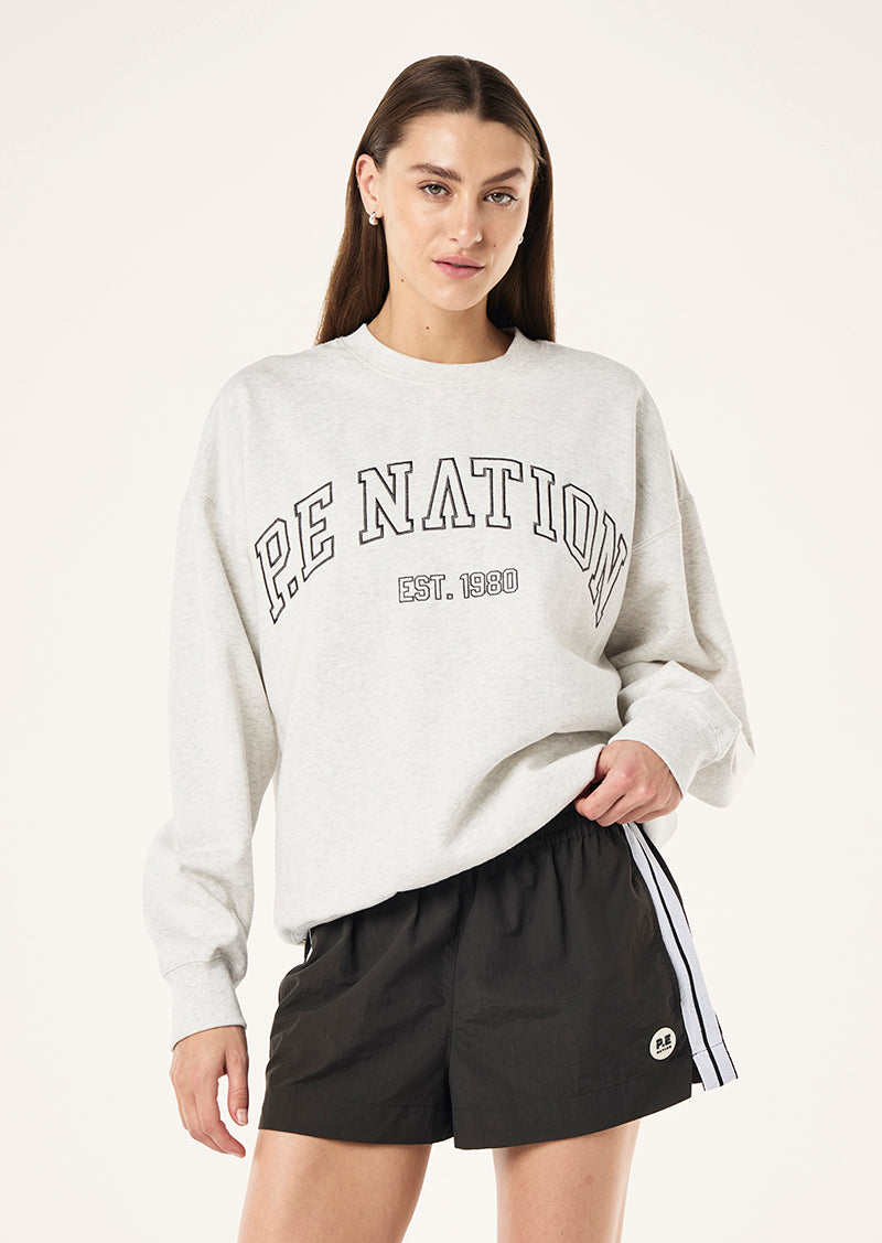 CORE SWEAT IN GREY MARLE