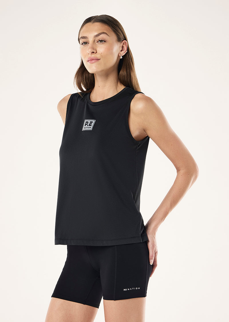 CROSSOVER TANK IN BLACK