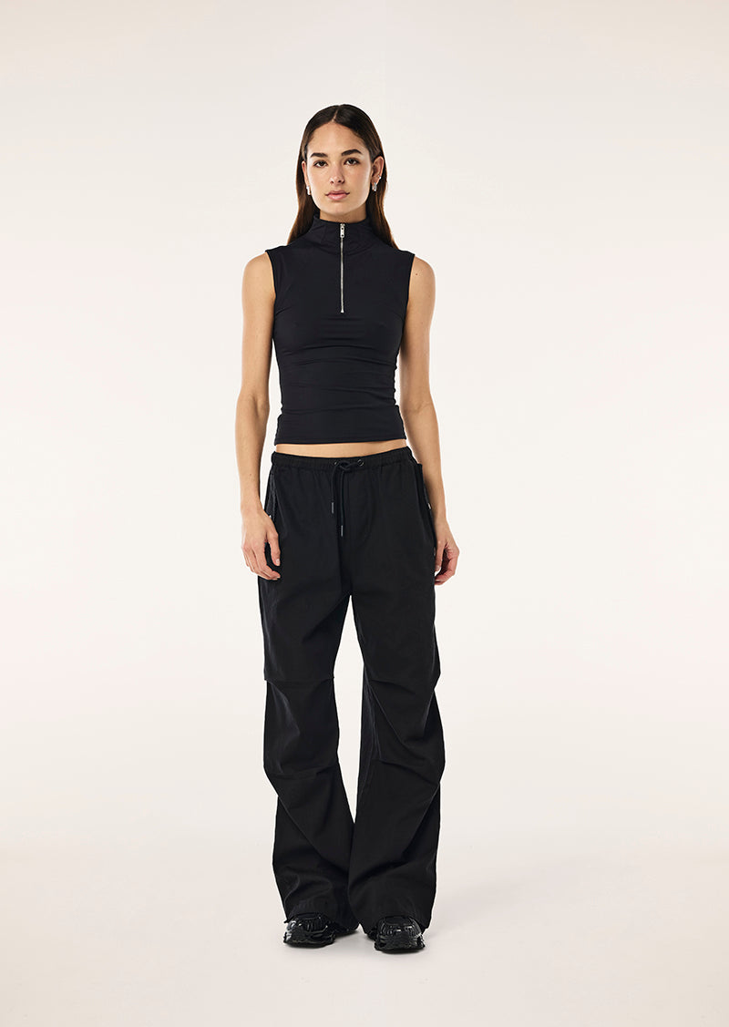 DISCOVERY COTTON PANT IN BLACK BY P.E NATION