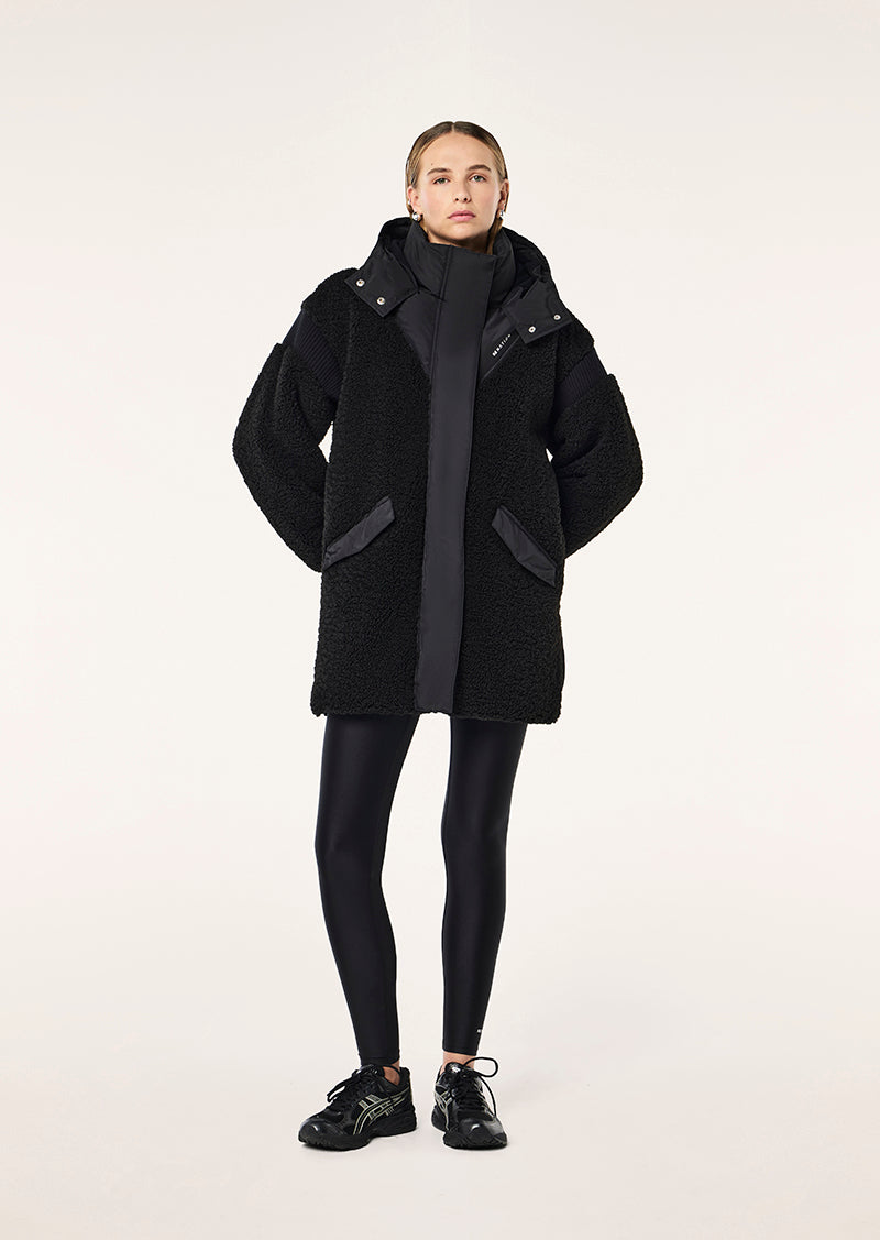 DISTRICT JACKET IN BLACK BY P.E NATION, WOMEN'S ATHLEISURE TRACK JACKETS