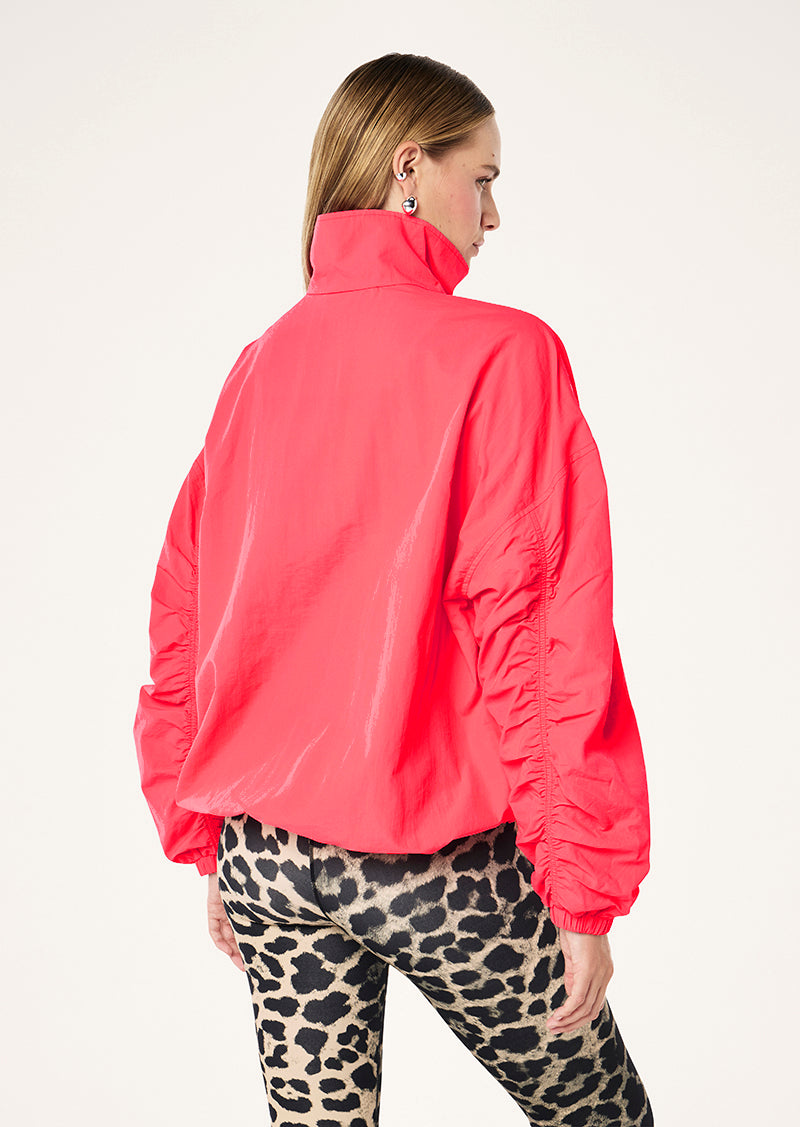 Engage Zip Jacket in Diva Pink by P.E Nation, Women's Athleisure Winbreaker Jackets