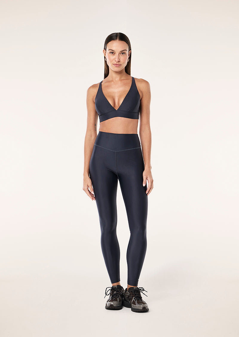 FAIRMONT FULL LENGTH LEGGING IN MARINE BLUE SHINE