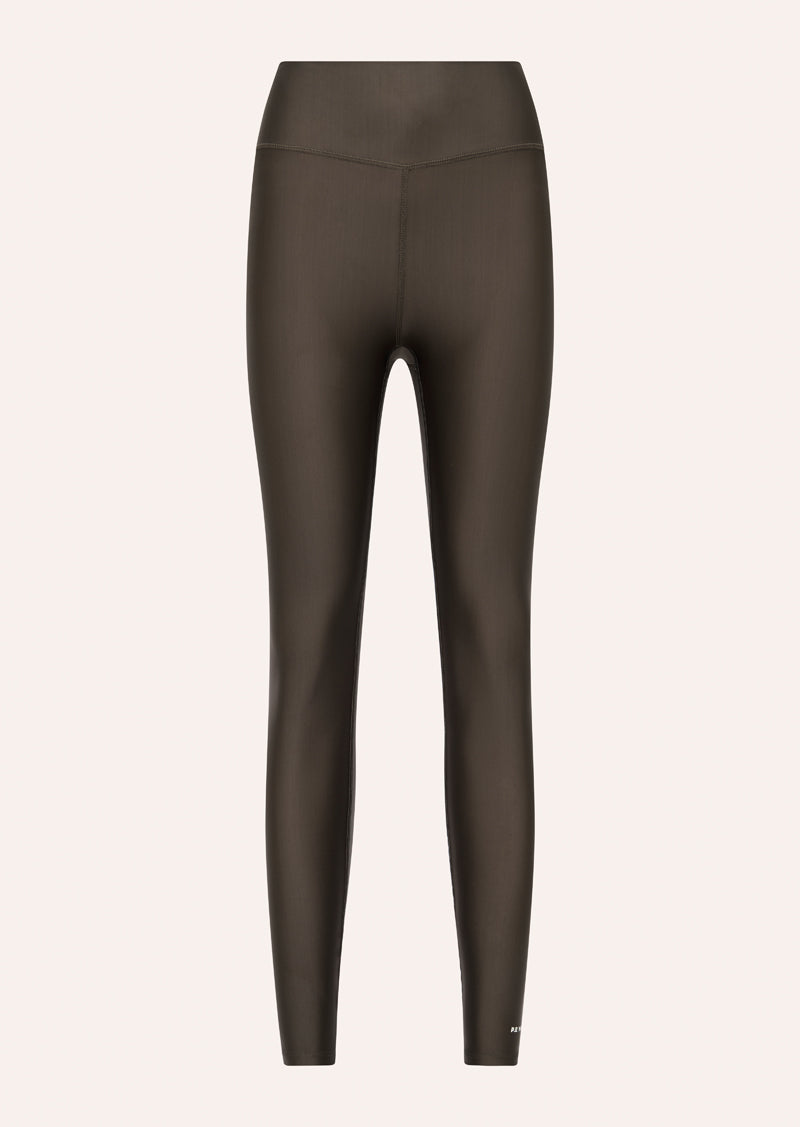 FAIRMONT FULL LENGTH LEGGING IN MAJOR BROWN BY P.E NATION, WOMEN'S ATHLEISURE LEGGINGS
