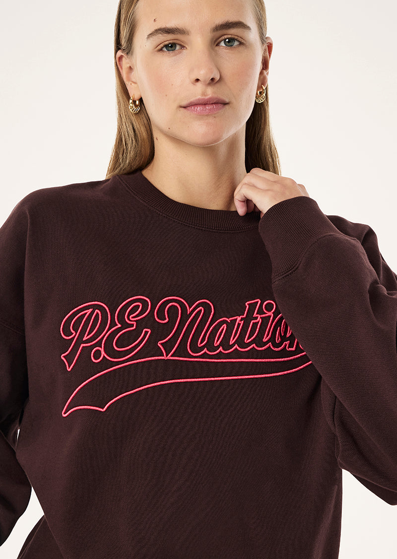 Formation 2 Sweat in Mahogany by P.E Nation, Women's Athleisure Sweats