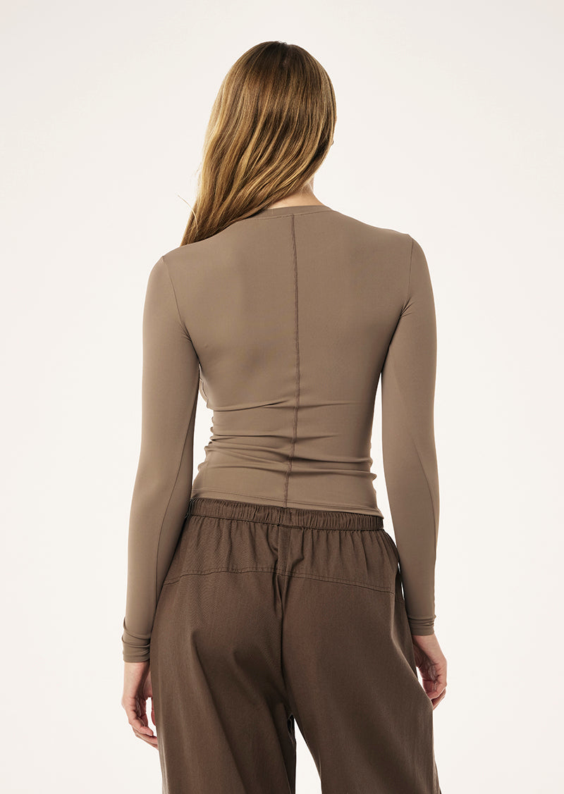 DISCOVERY COTTON PANT IN WALNUT BY P.E NATION, WOMENS ATHLEISURE CARGO STREETWEAR PANT BROWN