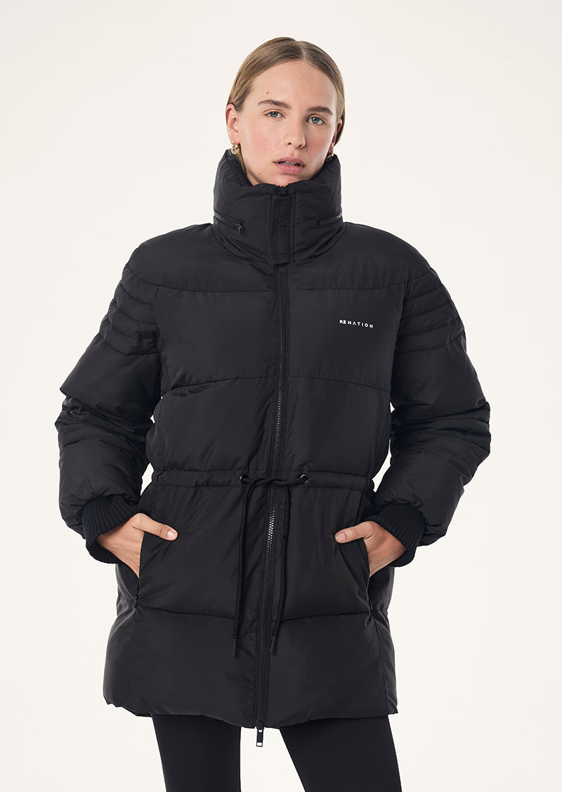 FULL COURT JACKET IN BLACK