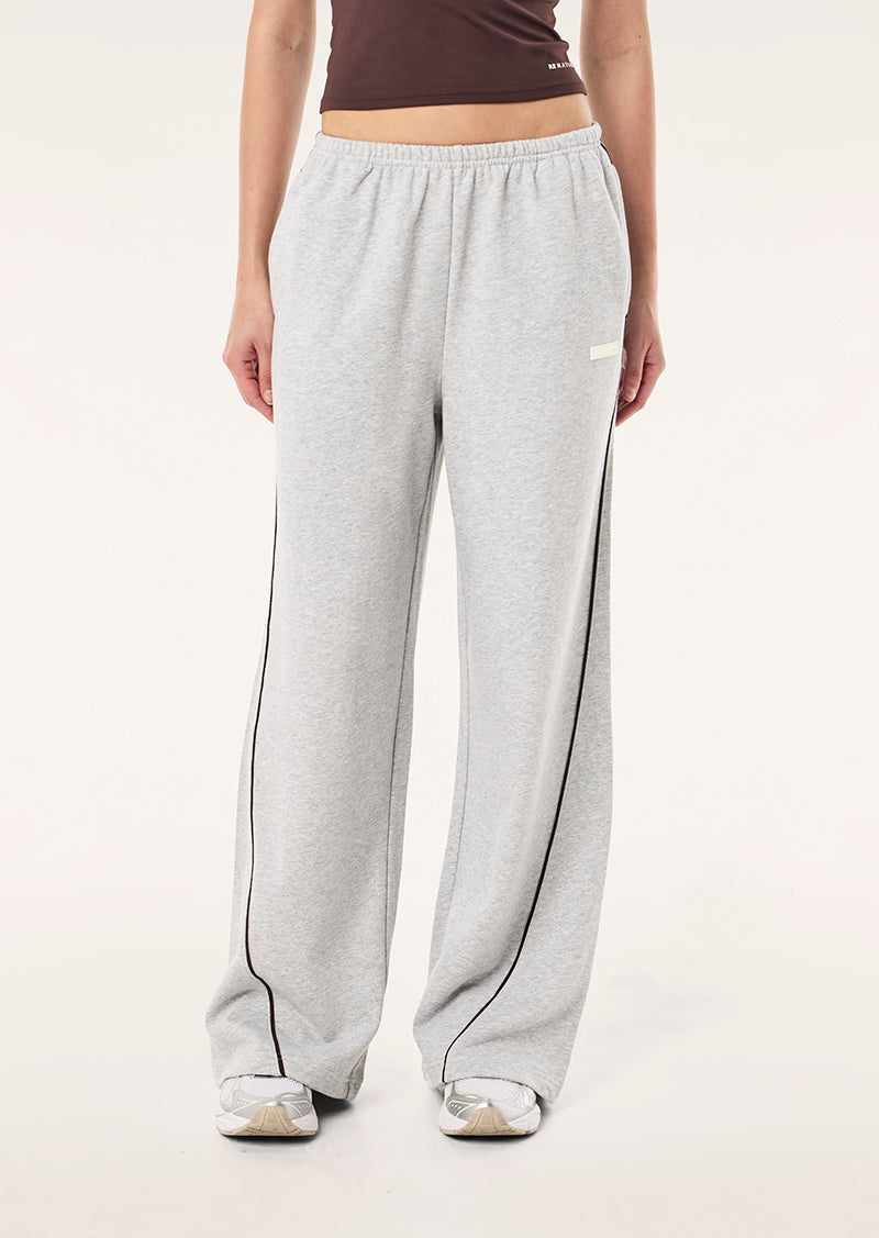 FULL SWING TRACKPANT IN MID GREY MARLET BY P.E NATION, WOMEN'S ATHLEISURE TRACKPANT