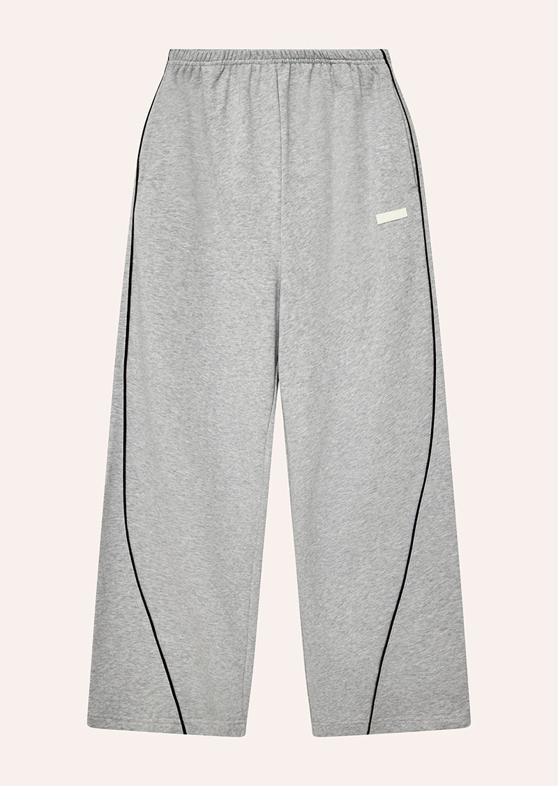 FULL SWING TRACKPANT IN MID GREY MARLET BY P.E NATION, WOMEN'S ATHLEISURE TRACKPANT