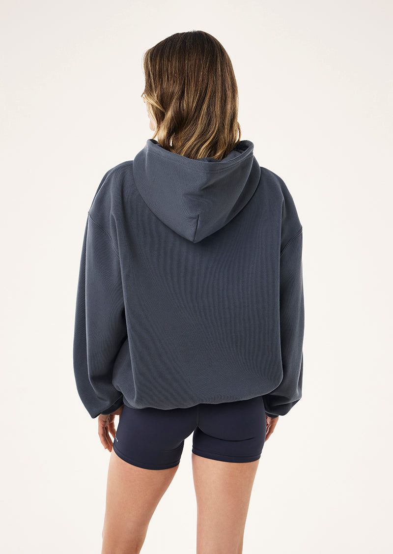 GLIDE 2.0 OVERSIZED HOODIE IN MARINE BLUE