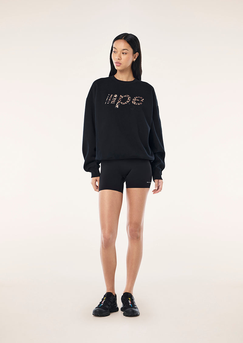GLIDE 2.0 SWEAT IN BLACK & LEOPARD