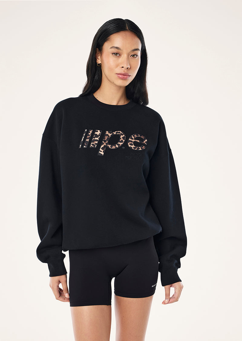 GLIDE 2.0 SWEAT IN BLACK & LEOPARD