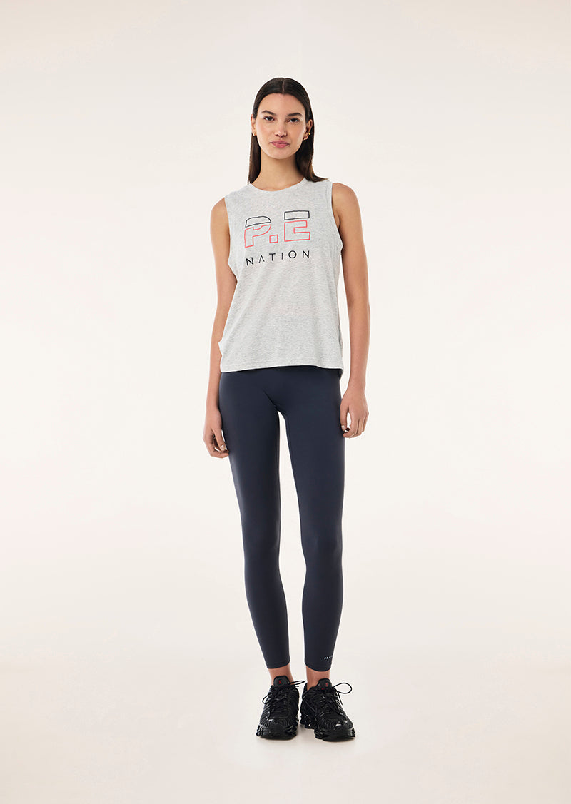 HEADS UP TANK IN GREY MARLE