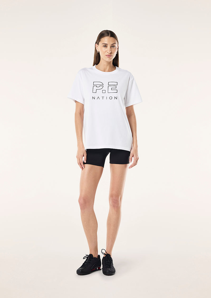 HEADS UP TEE IN OPTIC WHITE