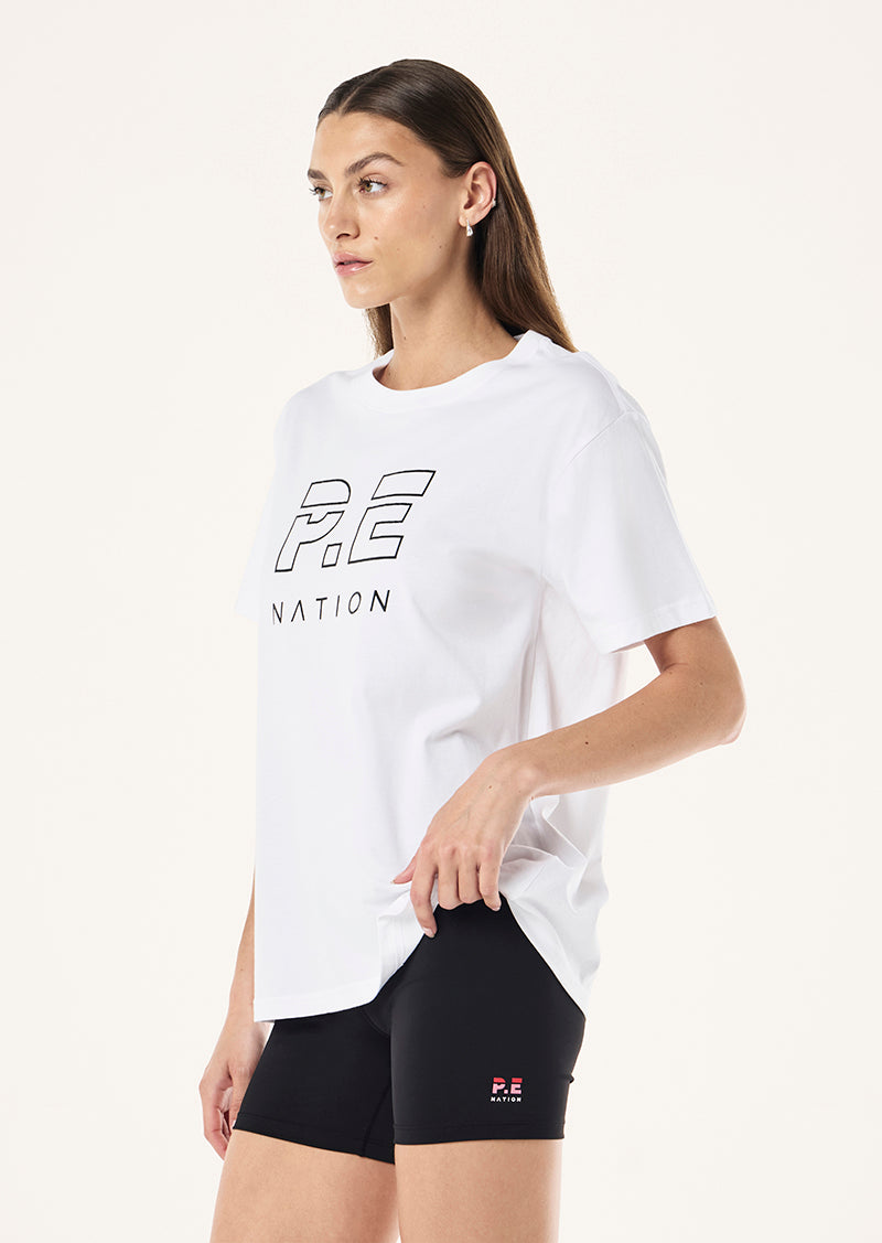 HEADS UP TEE IN OPTIC WHITE