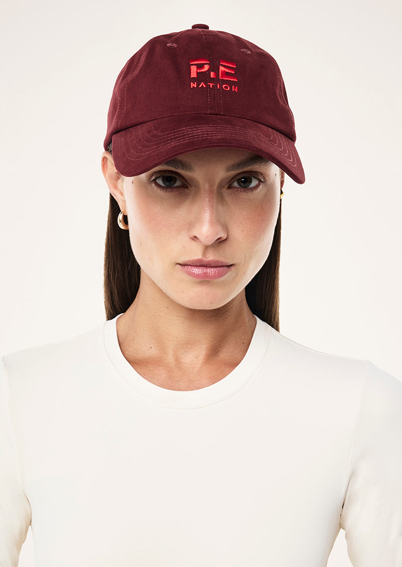 Heads Up Cap | Cabernet & Strawberry | P.E Nation display picture 3