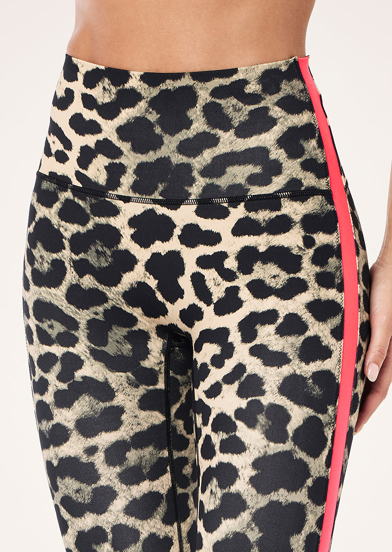 HIGHGATE FULL LENGTH LEGGING IN LEOPARD & DIVA PINK