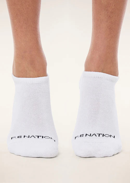 HOMAGE GRIP SOCK IN OPTIC WHITE
