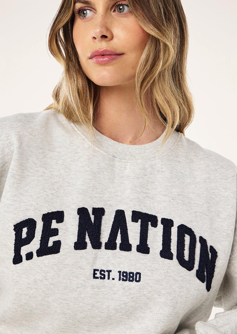 LEGACY OVERSIZED SWEAT IN GREY MARLE