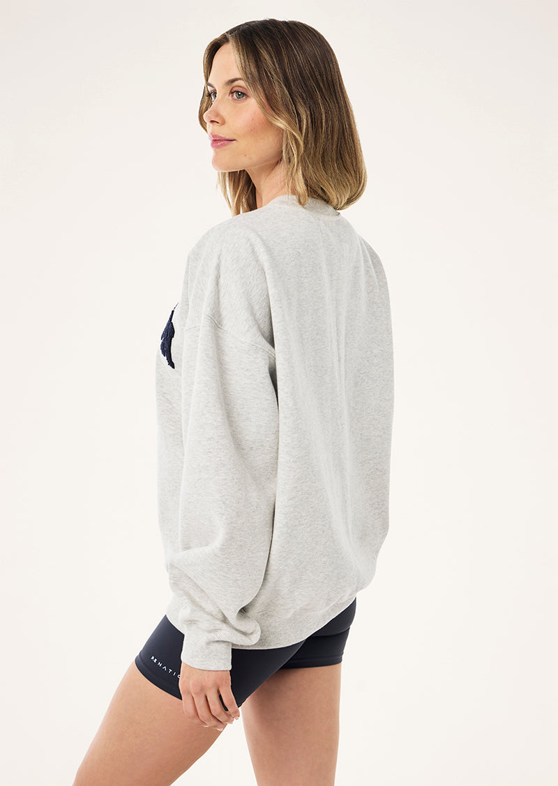 LEGACY OVERSIZED SWEAT IN GREY MARLE