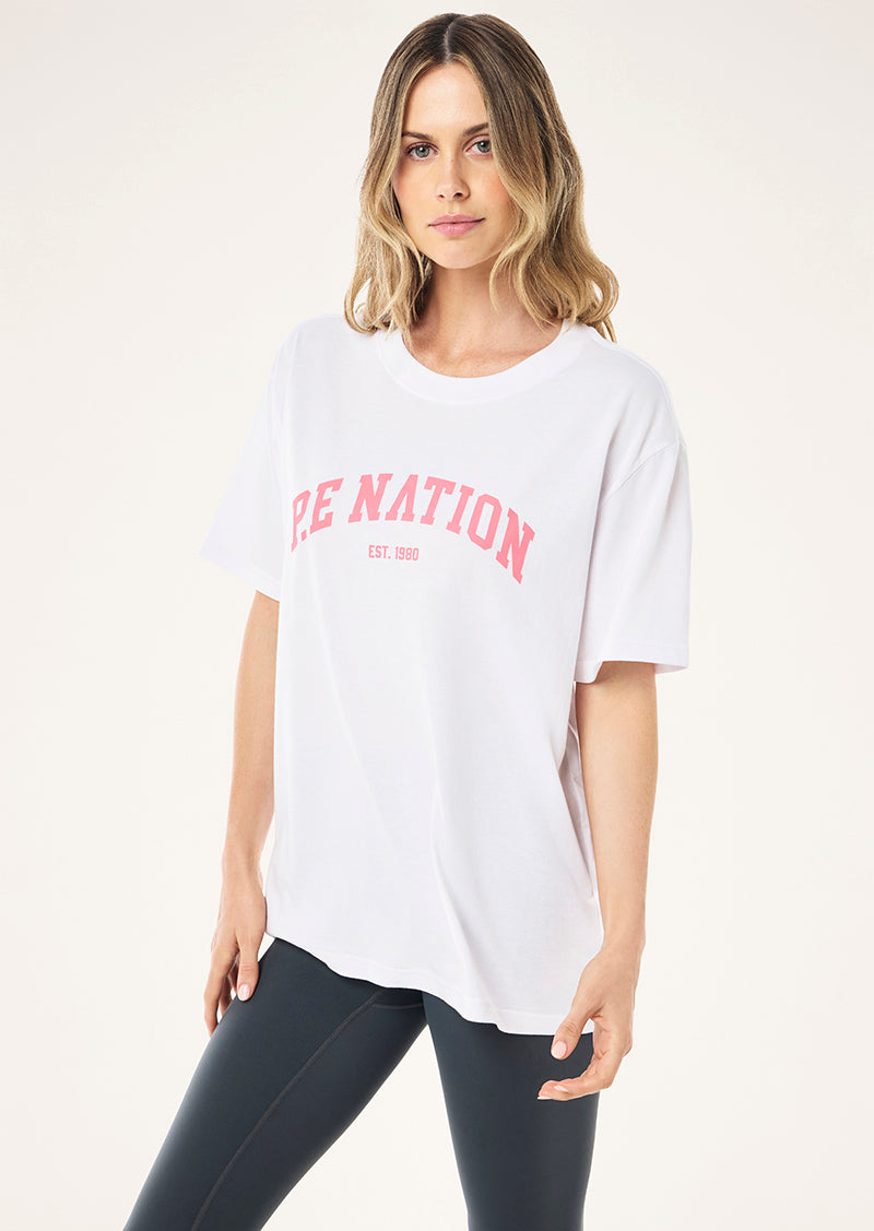 LEGACY RELAXED TEE IN WHITE