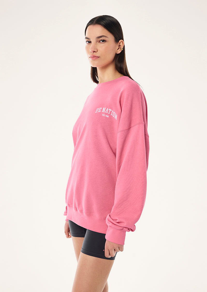 LEGACY SWEAT IN PINK LEMONADE