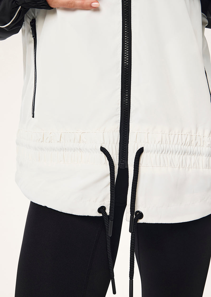 MAN DOWN JACKET IN BLACK & WHISPER WHITE