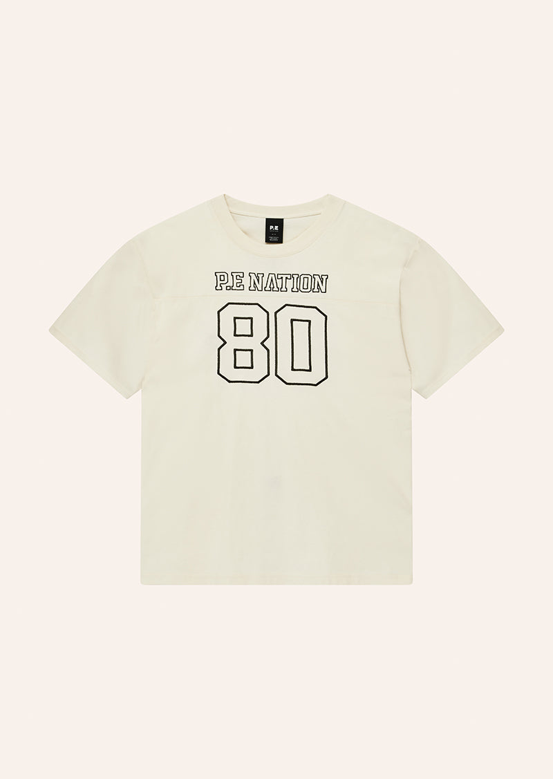 Prime Oversized Tee in Whisper White by P.E Nation, Women's Athleisure oversized Tee