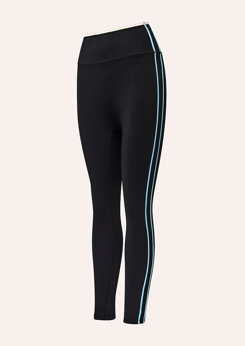 RADAR FULL LENGTH LEGGING IN ALASKAN BLUE BY P.E NATION, WOMEN'S RUNNING LEGGINGS