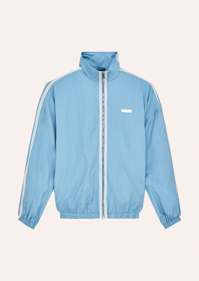 RADIUS JACKET IN ALASKAN BLUE BY P.E NATION, WOMEN'S ATHLEISURE SPRAY JACKETS