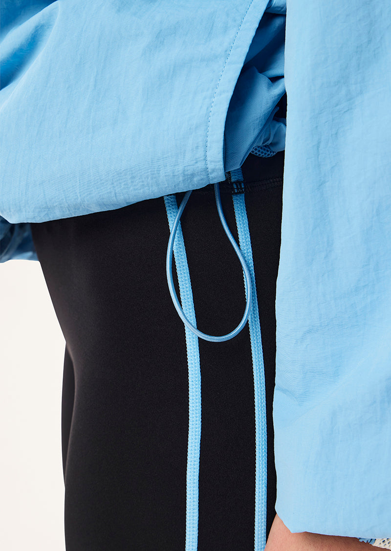 RADIUS JACKET IN ALASKAN BLUE BY P.E NATION, WOMEN'S ATHLEISURE SPRAY JACKETS