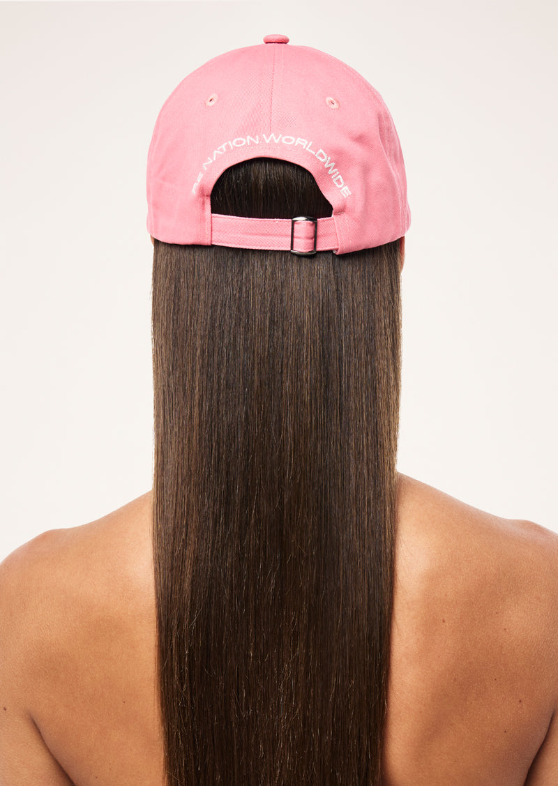 SHIFT CAP IN PRISM PINK AND OPTIC WHITE BY P.E NATION, WOMEN'S ATHLEISURE CAPS
