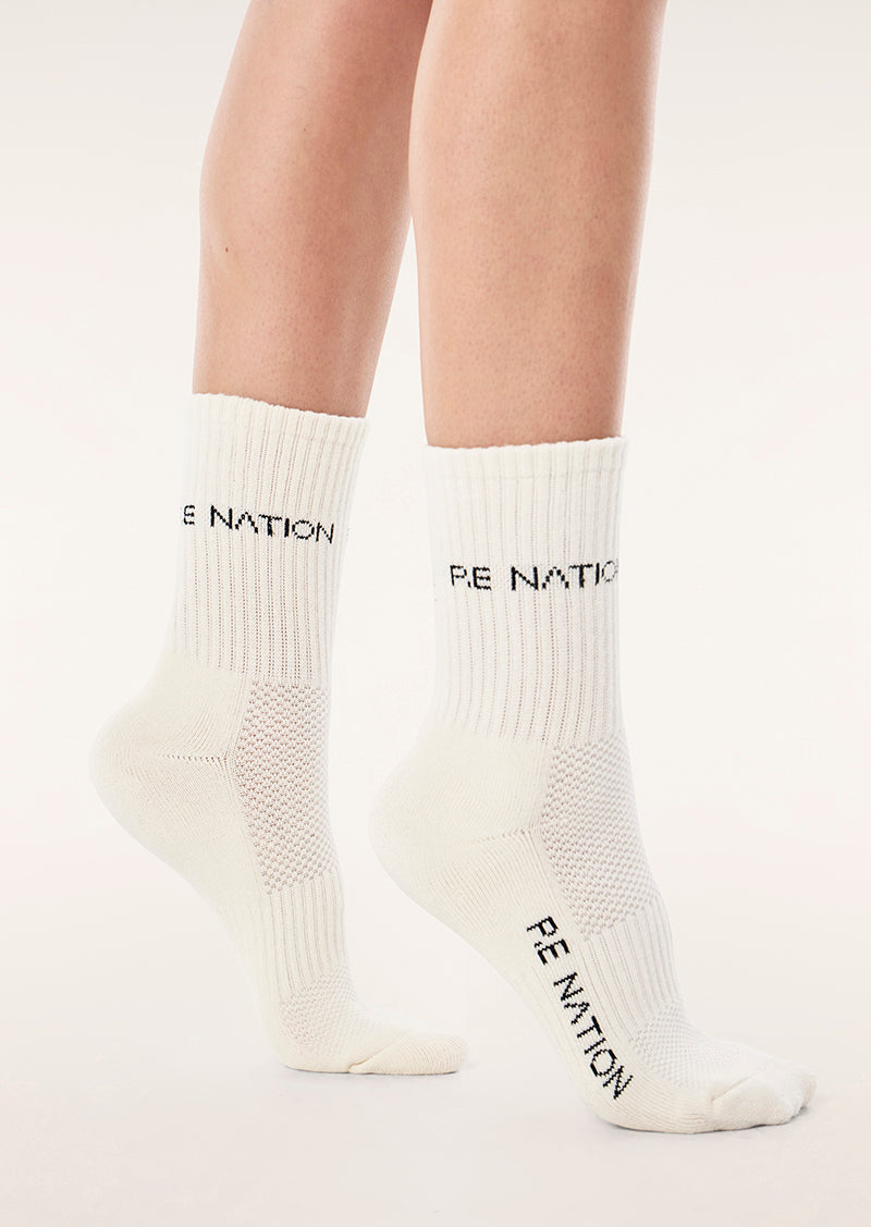SIGNATURE SOCK IN WHISPER WHITE