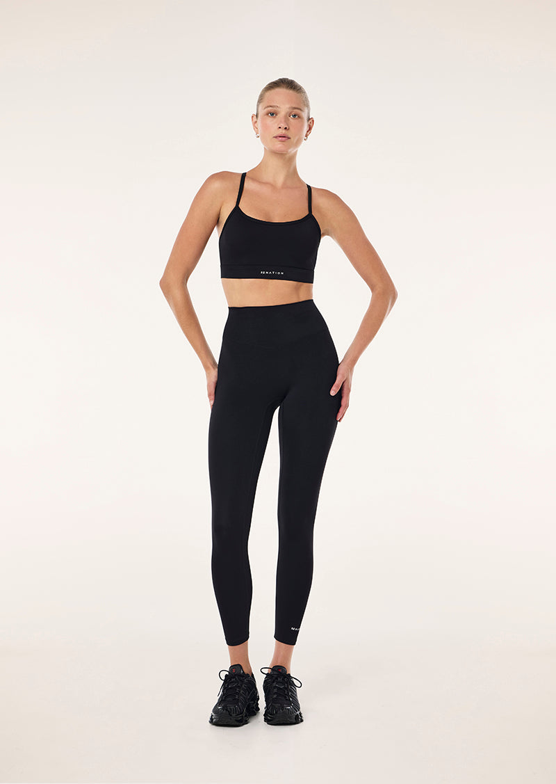 SIGNATURE 7/8 LEGGING IN BLACK BY P.E NATION