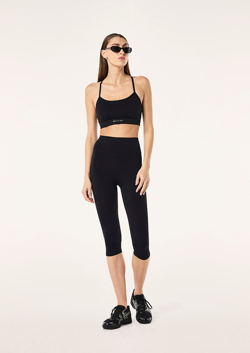SIGNATURE CAPRI LEGGING IN BLACK