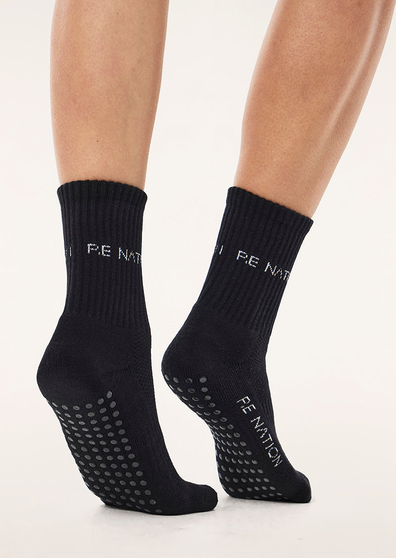 SIGNATURE+GRIP+CREW+SOCK_263A191_BLACK-+WHITE-043_1