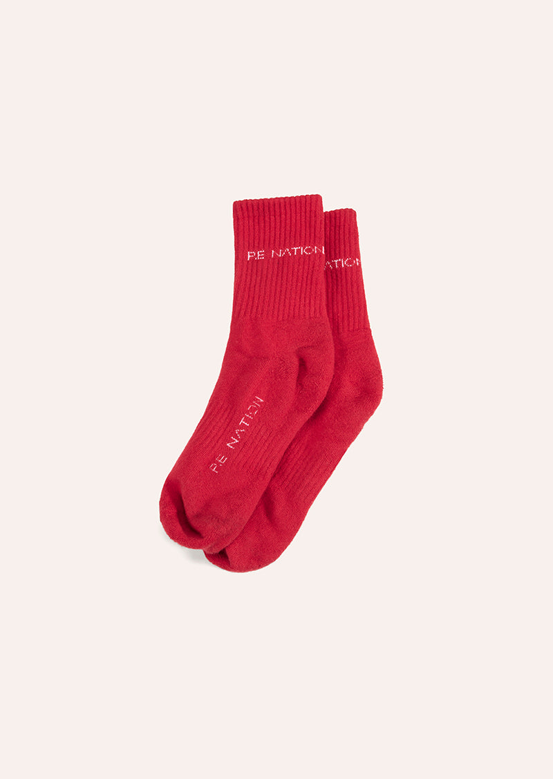 SIGNATURE SOCK IN CABERNET BY P.E NATION