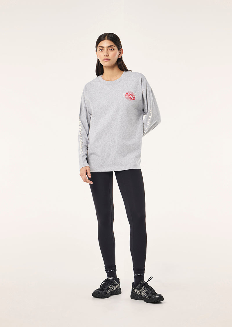 SNAP LONG SLEEVE TEE BY P.E NATION, WOMEN'S ATHLEISURE LONG SLEEVE TEE