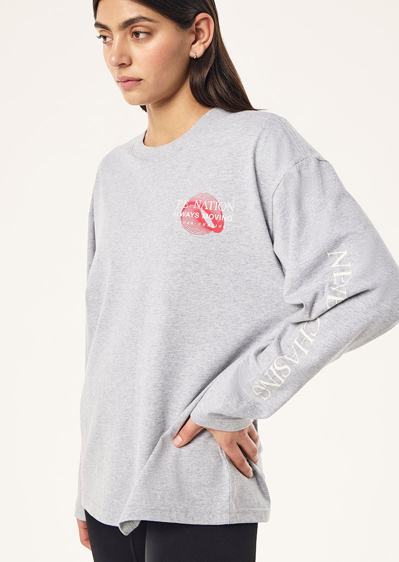 SNAP LONG SLEEVE TEE BY P.E NATION, WOMEN'S ATHLEISURE LONG SLEEVE TEE