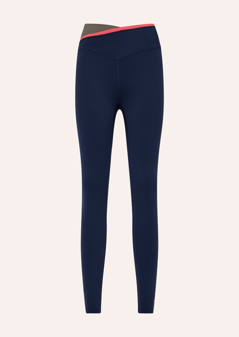 STATUS FULL LENGTH LEGGING IN DARK NAVY BY P.E NATION, WOMEN'S ATHLEISURE LEGGINGS