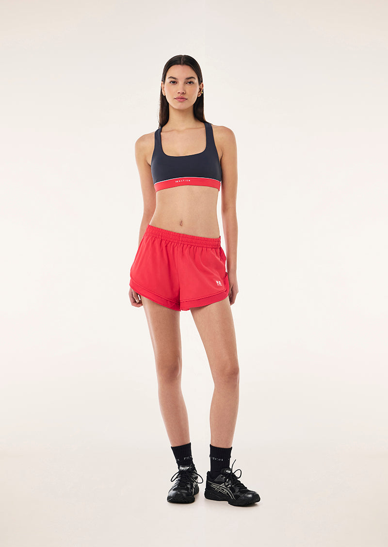 STRIDE RUNNING SHORT IN STRAWBERRY
