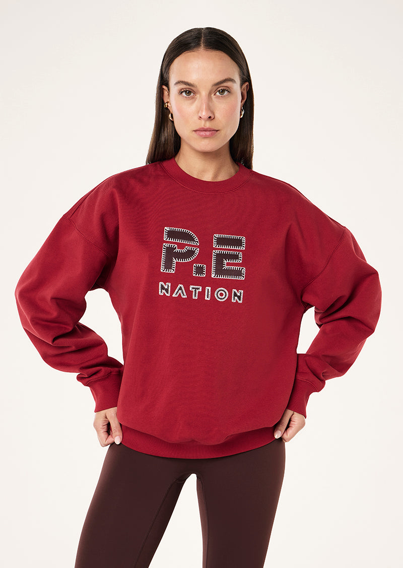 Strike Sweat in Cherry by P.E Nation