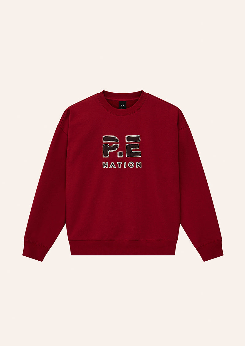Strike Sweat in Cherry by P.E Nation, Women's Athleisure Sweats